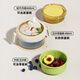 Youkebe Baby Supplementary Food Bol pour eau isolant isolant isolant thermique Bol spécial pour les enfants mangeant des nouilles de riz ferroviaire à haute vitesse et soupe à température constante