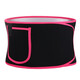 Sen uses sweat belt exercise fitness waist protection squat running training for women's hula hoops to tighten belly fat burning sweat belt (with pocket) pink