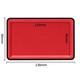 
Deli quick dry ink, rectangular plastic shell, red stamp, table ink, financial stamp, office stamping supplies 9864ES