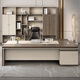 Wellsijia E0 level boss desk office desk simple modern manager president desk office desk and chair combination executive desk office furniture 2.2m boss desk + 1.6m side cabinet E0 level environmentally friendly board