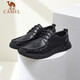 Chameau (chameau) rétro poli poli rode-hide résistant à la semelle douce big head têtes de chaussures en cuir affaires hommes G13S201051 noir 41