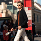 Mr. Bu Spring and Autumn New Men's Jacket Thickened Wool Jacket Knitted Lapel Cardigan Men's Middle-aged Clothes Black S (165)