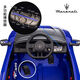 Chinami Maserati authorized children's electric toys children's car four-wheel drive four-wheel drive seats for people, babies and children remote control and swing cars. Luxury yellow + shock absorbing soft wheels + four-wheel drive leather seats + remote control and swing + music Bluetooth. Long range [12V24000MA aluminum case large lithium battery]