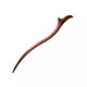 Two Worlds Love Small Leaf Rosewood Hairpin Ancient Style New Chinese Hanfu Hairpin High-end Simple Hairpin Hairpin Jewelry Gift for Women Spring Bud Hairpin + Gift Box
