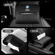 BMW CAR BOX TISSUS 1/3/5/6GT / 7 Série 13546 Boîte en carton Sac de tissu décoration intérieure BMW PU Cuir Tissue en cuir Paire noire noble