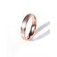 DL 1998 Fat Donglai same style 18K gold frosted ring for women AU750 rose gold men and women couple tail ring color gold pair ring free 2MM rose gold frosted ring No. 6 is equivalent to No. 12 and No. 13