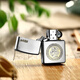 Zippo [] Zhibao authentique original plus léger Twelve Zodiac Grosted Gravure National Style Paper Coupte exclusif Style Silver-Dragon (DY9902US) Grossé