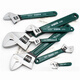 SATA 47248 Plastic-coated European-style adjustable wrench 4 small multi-functional adjustable spanner