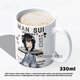 
Bambie Shih Hungry Crazy and Thousand Miles Walking Around the Mid-Ming Dynasty Figures Small Mug Full Sweet Q Version Creative Mug Water Cup Cartoon Ornaments DD1276 [Full Sweet] Exquisite [Mull]