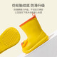 Pig dad children's rain boots girls anti-slip rain boots boys baby toddler waterproof students little girl kids rubber shoes 150

