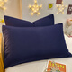 Lingyun 2024 new summer adult pillowcases are skin-friendly, breathable, non-pilling, one pair of pillowcases, navy 48*74, one pair