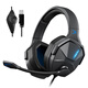 Siberia (XIBERIA) best-selling V13 computer headset head-mounted wired gaming headset USB7.1 channel e-sports headset with microphone black Operation Delta