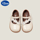 Disney (Disney) Girls Leather Shoes Silver Princess Shoes 2025 Spring and Autumn New Baby Girl Single Shoes Soft Sole Anti-Slip Children's Performance Shoes Silver Size 21 Inner Length 13.5cm