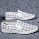 Lawesrenton Brand Old Beijing Canvas Shoes Men's 2025 Новая мужская обувь повседневная водитель