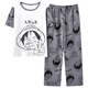 Adolescentes pijama de 12-15 años hombres adolescentes de verano pijamas hombres delgados pantalones largos de manga corta dibujos animados grasos grandes de 12-13-15 años