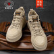 CALIFBULL Spring New Product Fashion Casual Shoes Boots High-top Martin Boots Men's High-Elevated Anti-Slip Breathable Labor Protection Shoes Wear-Resistant Shoes Men's Sand Color 43
