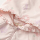 
David BELLA (DAVE/BELLA) girls' jacket casual children's tops baby windbreaker fashionable children's clothes 2025 spring new children's jacket flower print [spot] 110 cm (recommended height 100-110 cm)