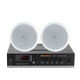 山水（SANSUI）SC21吸顶喇叭音响功放套装吊顶背景音乐公共广播定压天花商用会议店铺背景喇叭音箱系统 山水SC21 (8吋) *10+M500功放