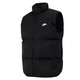 Nike Nike Cotton Clothing Chaqueta de chaleco para hombres 2024 Invierno Nuevo Sportswear al aire libre Wind Wind Vest Top FB7374-010 S (165/84a)