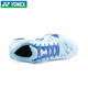 YONEX YY badminton shoes new breathable non-slip shock-absorbing wear-resistant competition men's and women's wide-last sports shoes ELZ3W light blue men and women same style wide-last version 41 (265mm)
