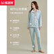 Hengyuanxiang Paar Pyjamas für Frauen im Herbst und Winter Pure Cotton New Home Kleidung für Männer, alle Baumwolle können an der Außenhose abgenutzt werden.