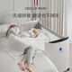 EVOCELER crib multi-function bed crib splicing portable mobile foldable smart children's bed 650mm*1350mm smart version foldable crib + 4D silicone mattress