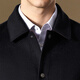 Antonio [5% Cashmere + 95% Wolle] Herrenjacke Frühlings- und Herbst mittleren und jungen Business Revers Wolljacke kurz schwarz m