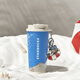 Starbucks 2024 Новый продукт Летний приморский сериал Blue Bear Ceramic Mark Изоляция стеклянная соломенная чашка Голубой праздничный термос Кубок 695 мл