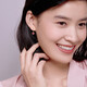 
meluxe 18K gold color treasure earrings aquamarine earrings, birthday gift for girlfriend 0.8 carats / pair-E11932