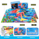 Junkai Children's Puzzle 8-12 ans Intelligence bébé Développement du cerveau de fer Box Box 8 ans Girl Early Education Building Bloum Blocs Toys 60 Sirène rapide