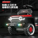 Aobeile four-wheeled seating children's electric car baby car kids toys adults can push cart charging children's cart gifts Chinese red [dual drive + remote control + 6V7 battery] music light + push handle can turn