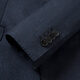 BAROMON 100% wool suit men's suit men's wedding and groom's high-end business single top single suit haze blue - single top 165B - single top