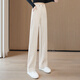 
Cypress House draped elastic waist wide-leg pants for women 2025 autumn new style fashionable loose simple casual pants