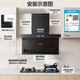 Haier Range Hood Haushalt Große Saughaube, obere Seite Doppelsaug Triple Saug Selbstverschluss Range Kapuze 31 Kubikwürfel hoher Luftvolumenwellenschalter zum Einschalten und Ausschalten von Rauchherd für neue Subvention