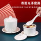 Floß -Kern -Melamin -Suppe Cup kommerzielle Edelstahl Innen Liner mit Deckel Fast Food Restaurant Real Kung Fu Dampfer Rice Cup Imitation Porzellan Tischgeschirr gedämpfter Ei Eintopf Pot 9855 Food Grade Edelstahl Suppe Tasse Innen Liner Innen Liner