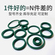 博雷奇进口IDU聚氨酯轴用油缸密封圈内径8-50mm 22 25 28 30 32YXd油封 IDU12188（5个）进口墨绿色