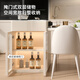 Fengzhiyi Island Dining Table New Fashion Multifunctional Modern High-quality Rock Table DSY-826 Telescopic Island (including cabinet)-Single Dining Table 1.6m (Ordinary Socket-No Electric Furnace)