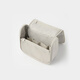 MUJI (MUJI) polyester fiber hanging face wash box Makeup bag travel portable wash bag Beige width 16*long 19*thickness 6cm