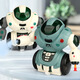 
New electric spray dancing robot 360 rotating music lighting dance robot children's early education puzzle randomly