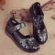 Sandales à orteils semelles du tendon de bœuf voisin pour femmes, chaussures pour femmes, talons plats ethniques d'été chaussures en cuir molle, chaussures célibataires creux d'âge moyen et âgées, violet 9906 35