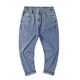 BSTB Plus Fett Plus-Size Weit-Bein-neun-Punkte-Jeans für Männer Spring- und Herbst-Fashion Fett-Daddy-Hosen lose und Drop-Sharp-Schieben gerade Hosen 9905 Blaue gerade Hosen 2890-100jin [Jin gleich 0,5 kg]) s