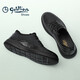 
Goldlion men's shoes men's punching sandals breathable comfortable wear-resistant casual leather shoes G506230114AAD black size 42