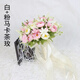 HAND Held Braut Hochzeit koreanischer Stil Hochzeitsblumenball Hochzeitsfoto Bouquet gefälschte Blumenbrautjungfern Foto Requisiten Bouquet Simulation Hauptbildstil