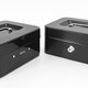 Hasdick portable cashier box with lock, savings box, safe, tool storage box, password black 20*16*9cm
