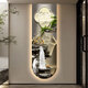 
Raft core perpetual calendar electronic display screen welcomes pine living room 2024 wall clock digital display intelligent clock entrance decoration 15122 (Shanshui Fulu-B) 50*150cm regular painting without lamp model [digital display + power bank model]