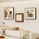 Ji Jian Ji modern light luxury living room decorative painting abstract texture sofa background wall combination hanging painting high-end mural