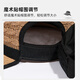 Glo-Story Sun Hat pour femmes en plein air Protection solaire Soleil Soleil à la mode Ponet queue de cheval Big Brim Straw Hat Khaki