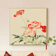 Begonia flowers digital oil painting Chinese style flower digital oil painting DIY fill color hand-painted peony begonia qx15903 [hibiscus flower] 60*60cm thick solid wood inner frame x highlight pigment