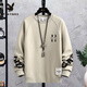 Playboy 13 junior high school student long-sleeved sweatshirt 12-year-old boy handsome autumn and winter style 14 older children 15 teenagers round neck top WE1946 khaki (single sweatshirt) spring style quality 2XL 130-145Jin Jin is equal to 0.5 kg