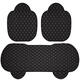 Tang Shuo car seat cushion single piece four-season universal car cushion car backless seat cushion summer rear linen car seat cover single seat one cayenne brown